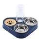 Tigela Alimentar 500ml Dog e Cat com Dispensa de Água Automática - 3 em 1