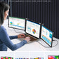 Monitor Panorâmico Triplo Display Portátil para Notebook 3 Telas MAX 13" - 14"